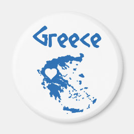 Grekland Karta Magnet