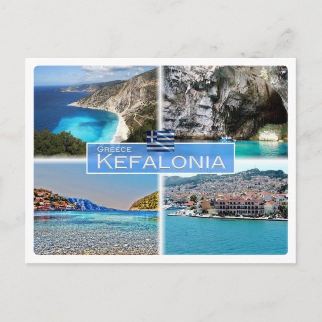 Grekland - Kefalonia - Vykort (Framsida)