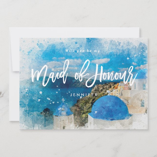 Grekland kommer du att vara mitt frieri kort för m (Framsida)