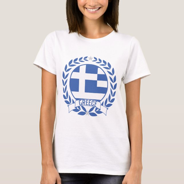 Grekland kran t-shirt (Framsida)