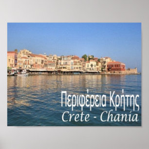 Grekland - Kreta - Chania - Poster