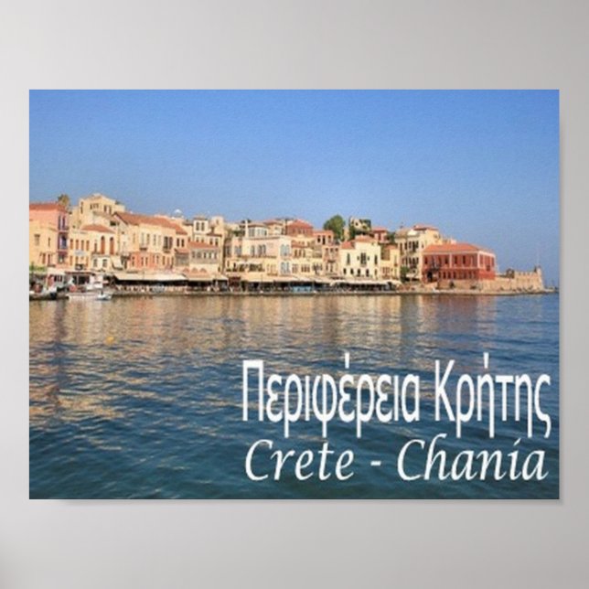 Grekland - Kreta - Chania - Poster (Framsidan)