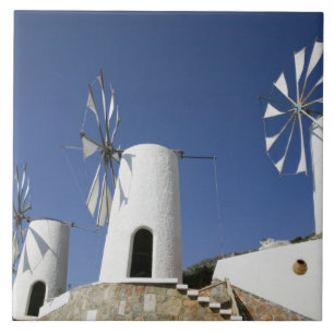 Grekland, Kreta, Iraklio-provinsen, Ano Kera: Kakelplatta