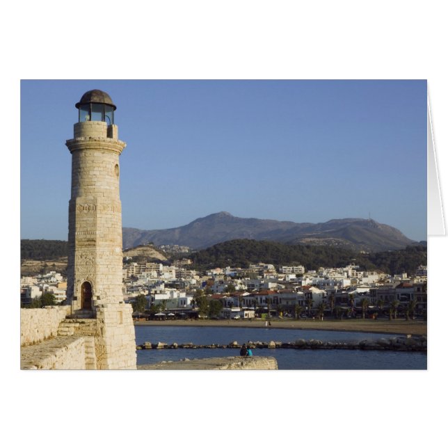 Grekland, Kreta, Rethymno provins, Rethymno: Hälsningskort (Framsidan Horizontal)