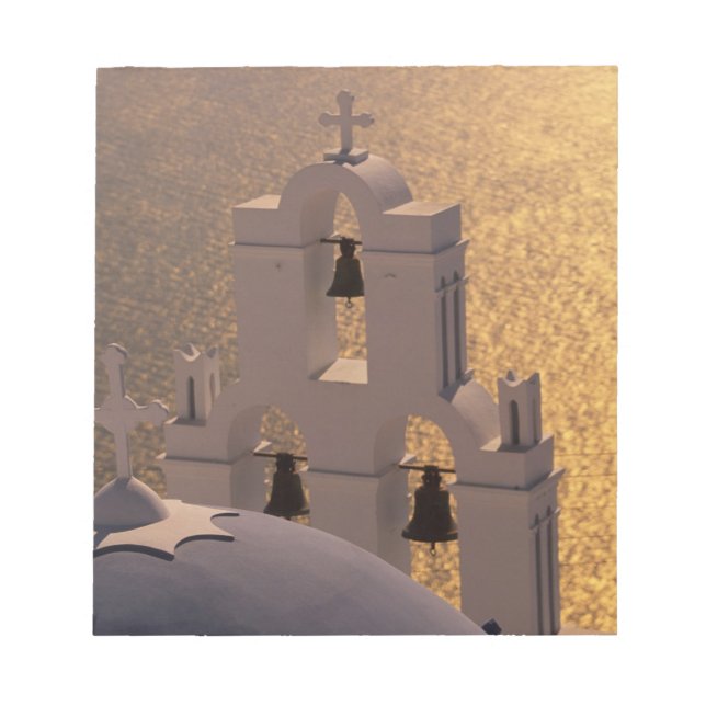 Grekland, Kykladerna, Santorini, Thira, Anteckningsblock (Framsida)