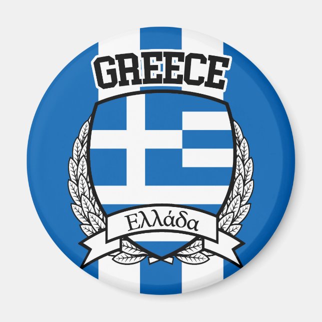 Grekland Magnet (Framsidan)