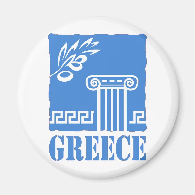 Grekland Magnet (Framsidan)