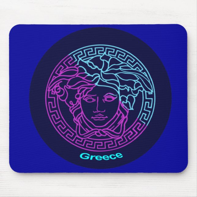 Grekland Medusa Mousepad Musmatta (Framsidan)