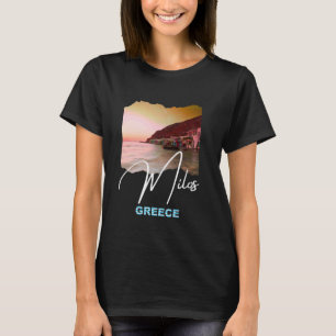 Grekland Milos Souvenir Grekland Milos T Shirt