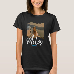 Grekland Milos Souvenir Grekland Milos T Shirt