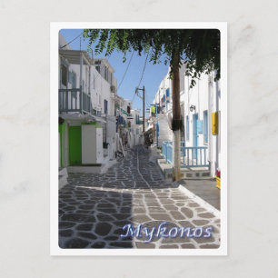 Grekland - Mykonos - Chora - Vykort
