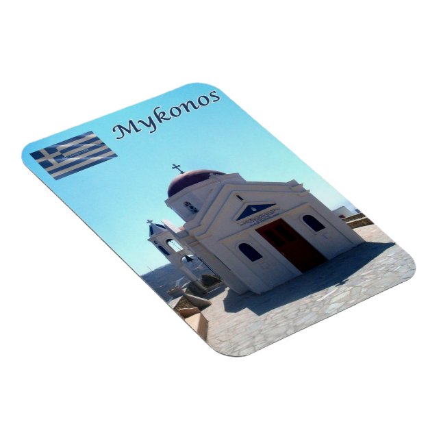 Grekland - Mykonos - kloster - Magnet (Högersidan)
