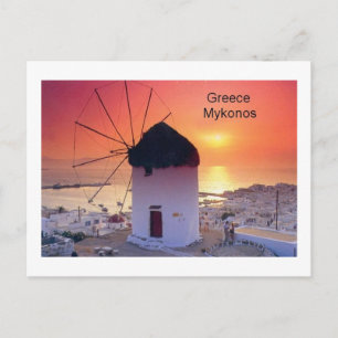 Grekland Mykonos Sunset (St.K) Vykort