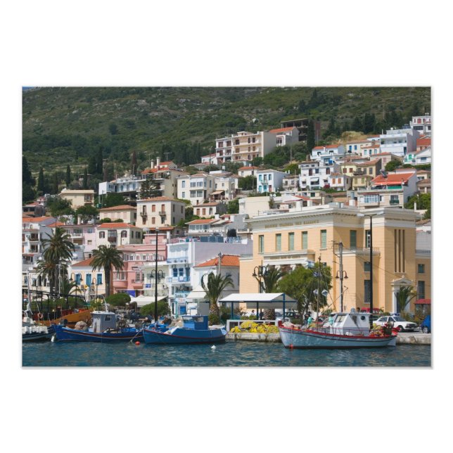 GREKLAND, Nordöstra Egeiska öarna, SAMOS Fototryck (Framsidan)