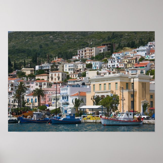 GREKLAND, Nordöstra Egeiska öarna, SAMOS Poster (Framsidan)