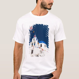 Grekland och den grekiska ön Santorini, staden Oi Tee