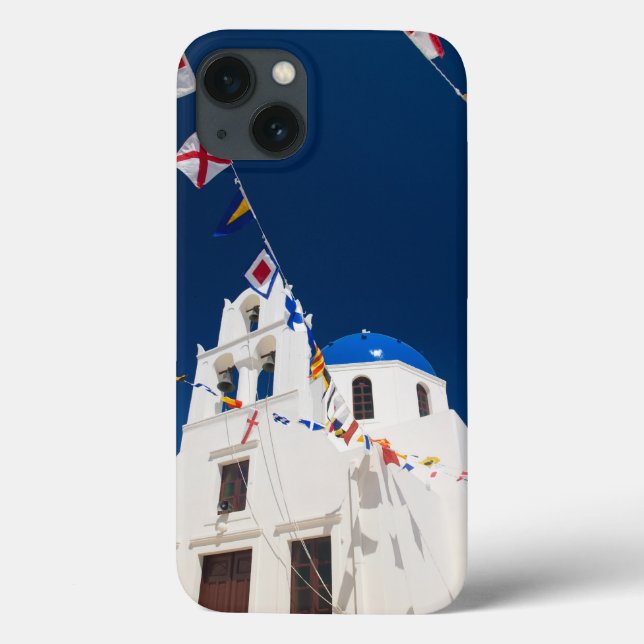 Grekland och den grekiska ön Santorini, staden Oia (Baksida)