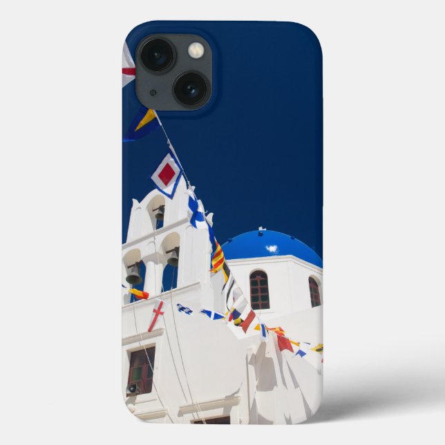 Grekland och den grekiska ön Santorini, staden Oia (Baksida)