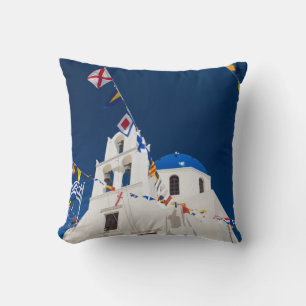 Grekland och den grekiska ön Santorini staden Oia Kudde