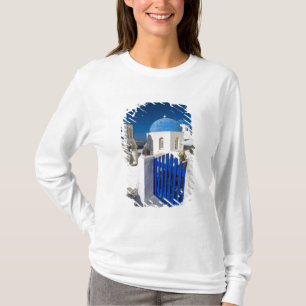 Grekland och den grekiska ön Santorini, staden Oia T-shirt