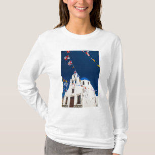 Grekland och den grekiska ön Santorini, staden Oia T Shirt