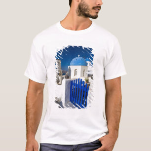 Grekland och den grekiska ön Santorini staden Oia  Tee Shirt