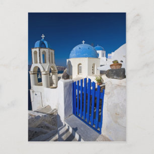 Grekland och den grekiska ön Santorini staden Oia  Vykort