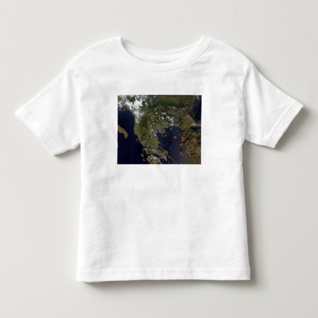 Grekland och dess omgivande land t-shirt (Framsida)