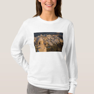 Grekland och grekiska ön Santorini stad T-shirt