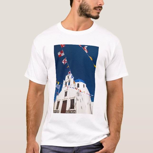 Grekland och grekiska ön Santorini staden Oia 4 Tröja (Framsida)