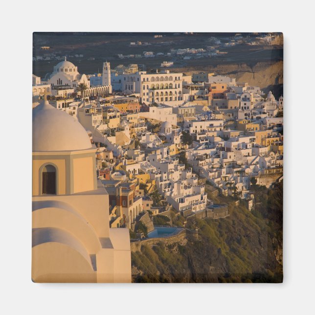 Grekland och grekiska ön Santorinis stad Magnet (Framsidan)