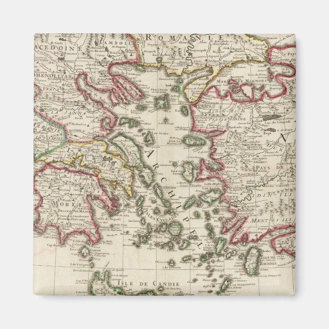 Grekland och Turkiet Magnet (Framsidan)