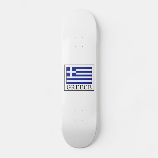 Grekland Old School Skateboard Bräda 18 Cm (Framsida)