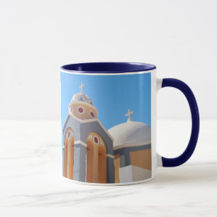 Grekland ön Santorini Mugg
