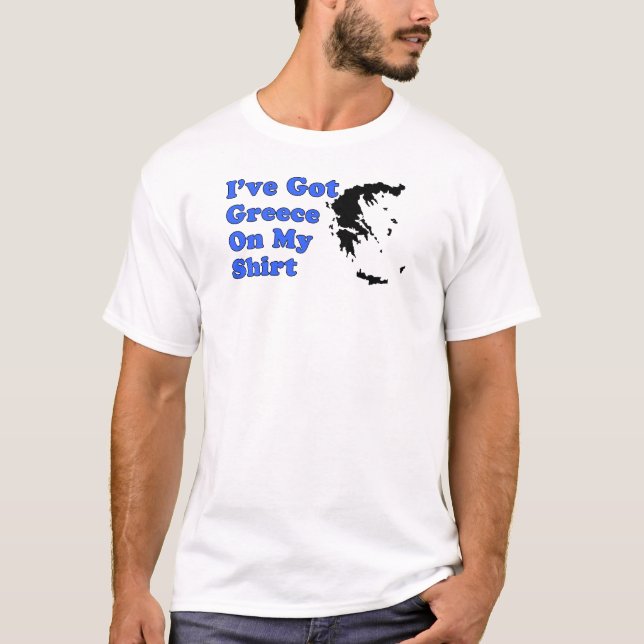 Grekland på min skjorta tee shirt (Framsida)