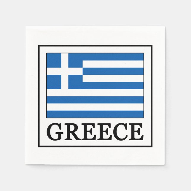 Grekland Pappersservett (Framsidan)