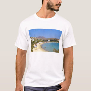 Grekland, Paros Island, Krios Beach från ovan T Shirt