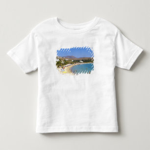 Grekland, Paros Island, Krios Beach från ovan Tee Shirt