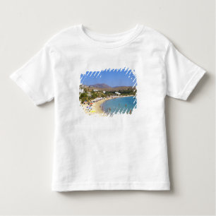 Grekland, Paros Island, Krios Beach ovanifrån Tee Shirt