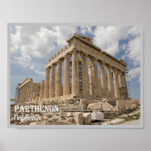Grekland - Parthenon - Poster