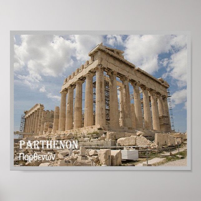 Grekland - Parthenon - Poster (Framsidan)