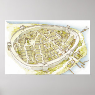 Grekland. Polis Poster