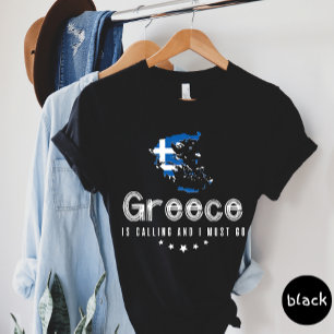Grekland ringer och jag måste gå till T-shirt