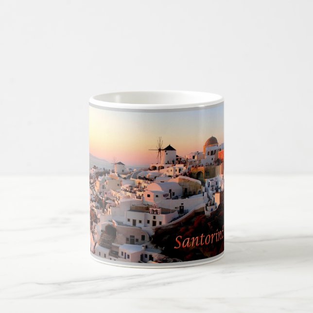 Grekland - Santorini - Thera - Thira - Oia - Kaffemugg (Center)