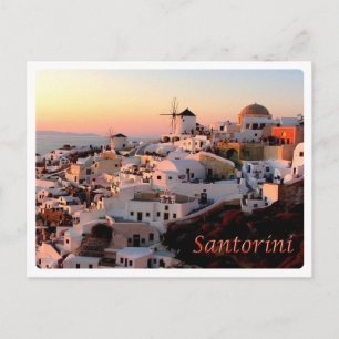 Grekland - Santorini - Thera - Thira - Oia - Vykort