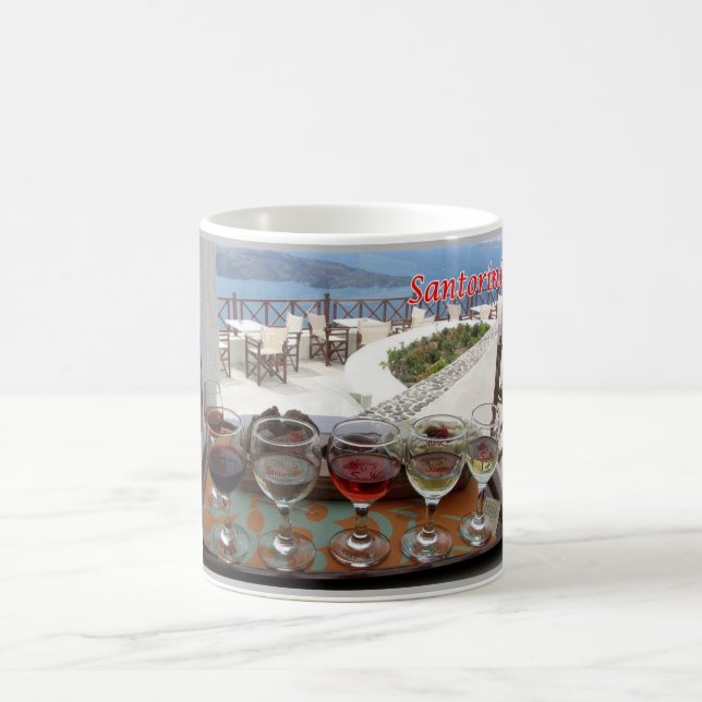 Grekland - Santorini - Thera - Thira - Vin - Kaffemugg (Center)