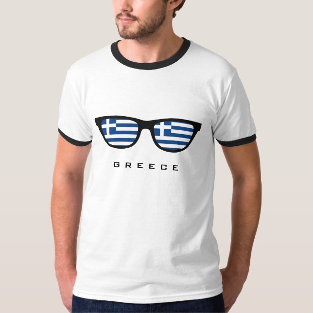 Grekland Shades anpassningsbar shirts & jacka T Shirt (Framsida)