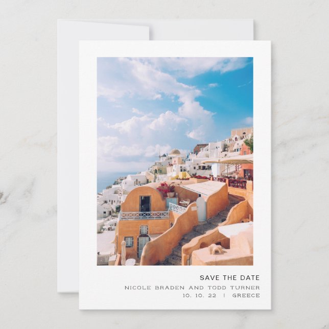 Grekland Spara Datum Datumet (Framsida)