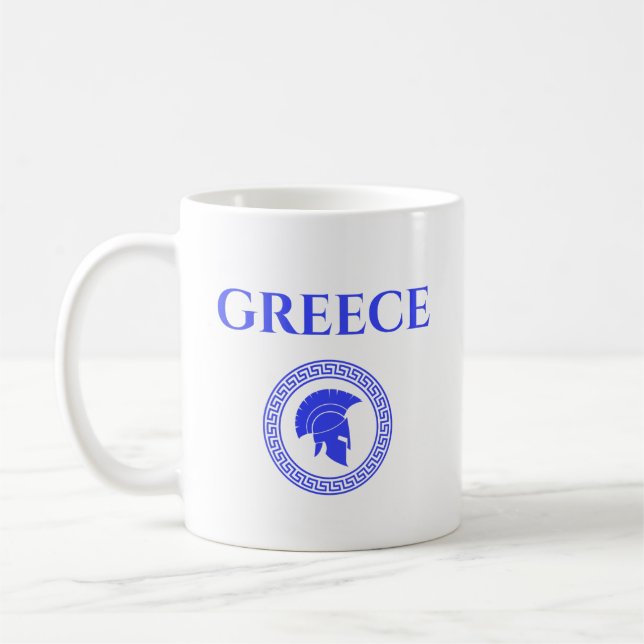 Grekland Spartan Kaffemugg (Vänster)
