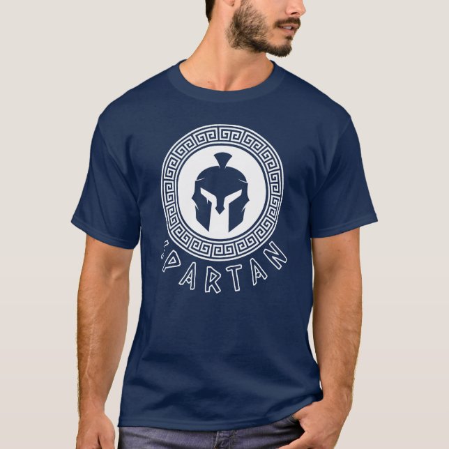 Grekland Spartan Manar T Shirt (Framsida)